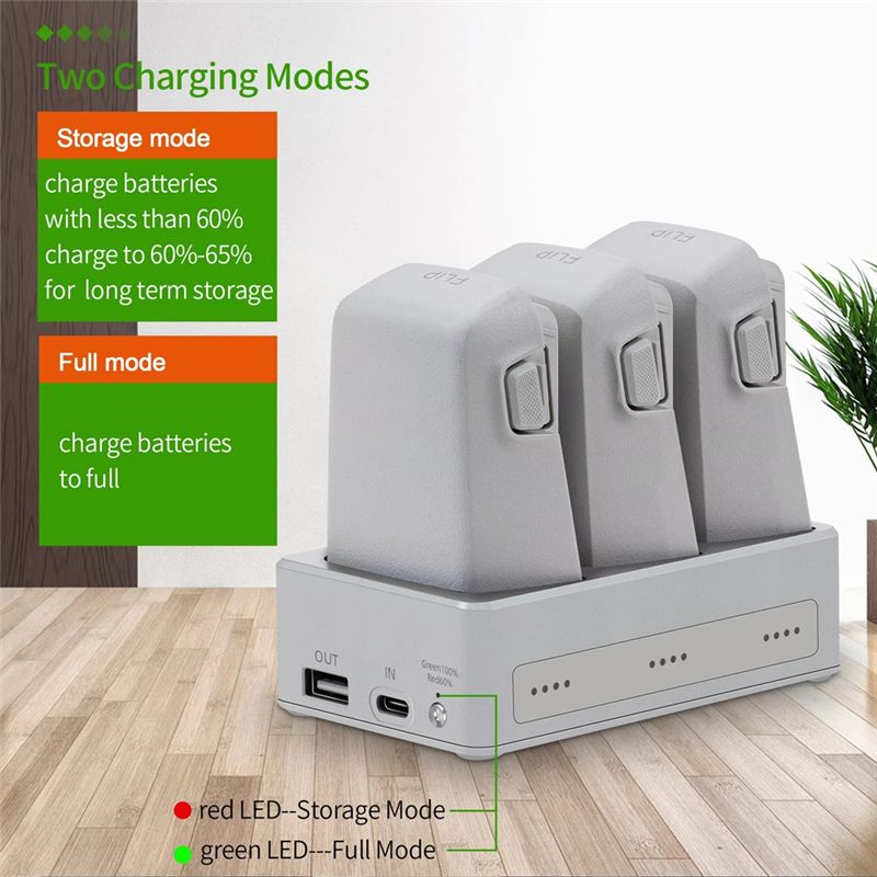 Drone Charging Hub - B92B Drievoudige Oplaadhub voor DJI Flip,