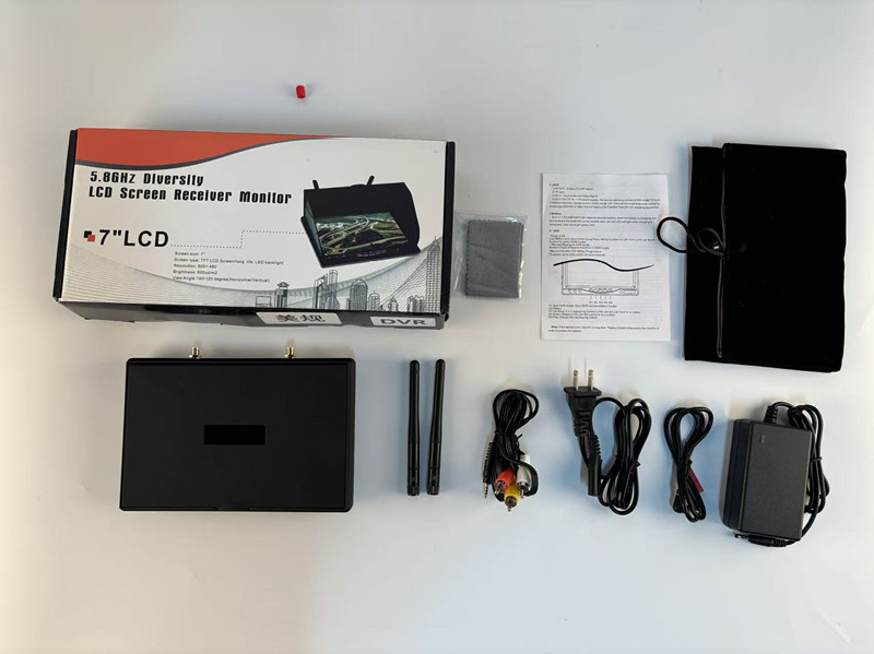 Drone Controller Screen - 5.8G FPV DVR LS5802D, 7 inch