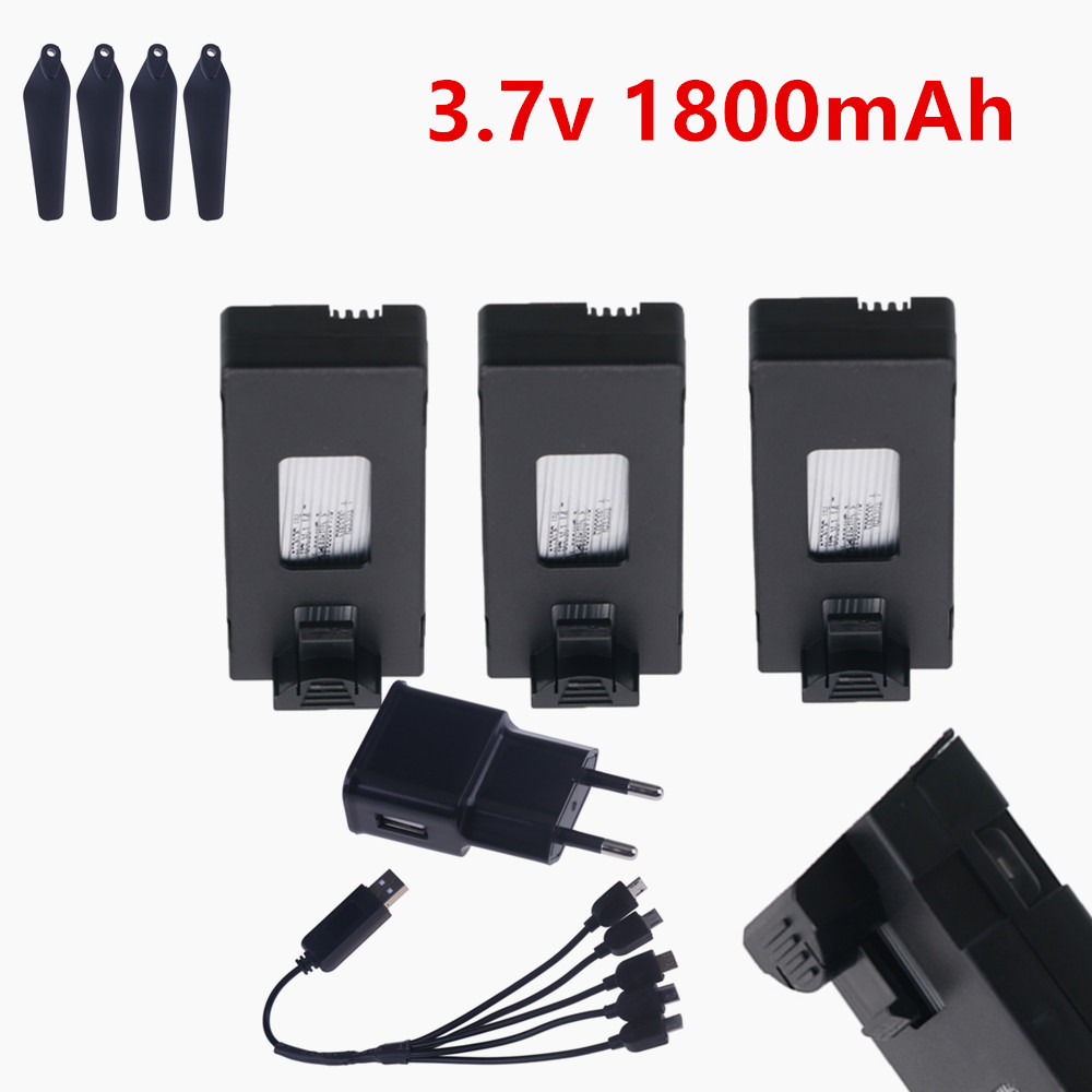Eachine Drone E58 - Oplaadbare 3.7V Lipo Batterij 1800mAh Of