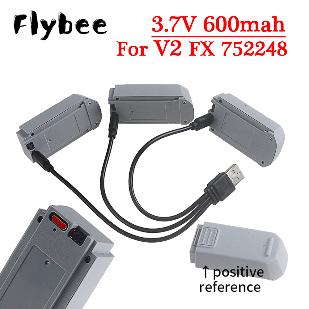 Eachine Drone E58 - 3,7 V oplaadbare drone-batterij voor V2