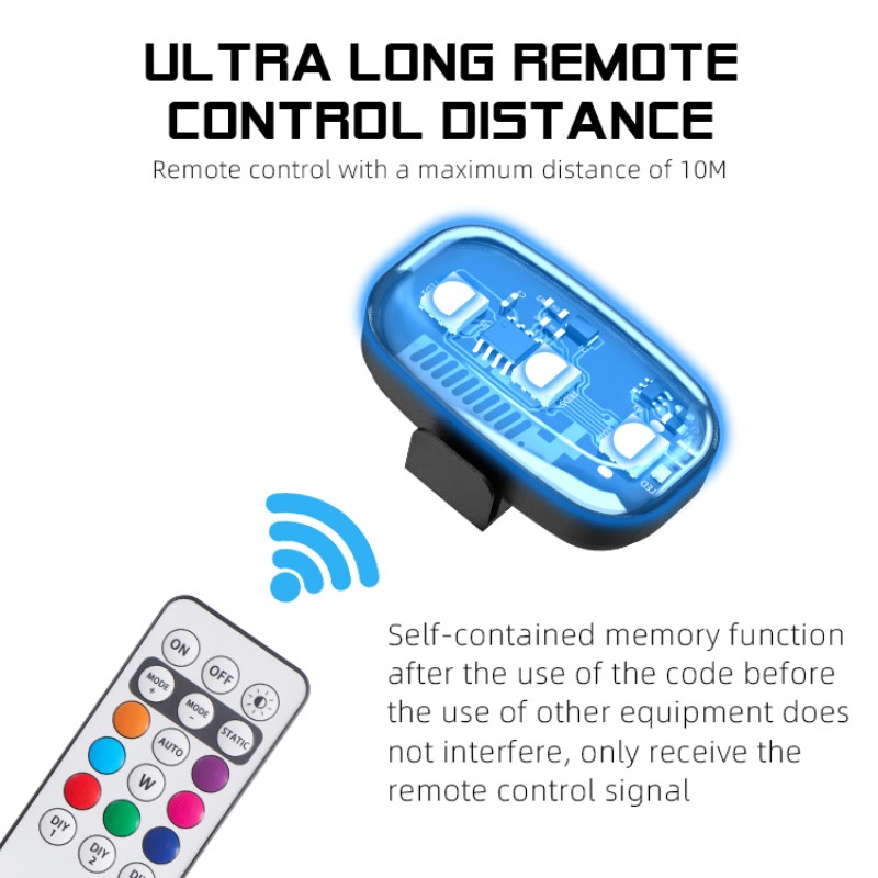 Drone motorfiets RGB LED knipp - Drone Strobe Light recensie en prijs
